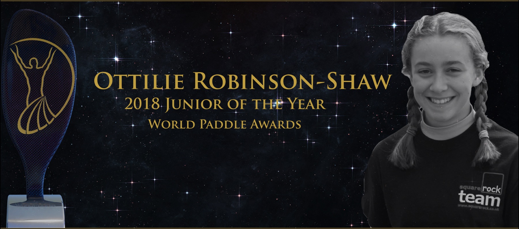 Ottilie Robinson Shaw world paddle awards canoe kayak freestyle c1 k1 junior year Great Britain world champion 2018