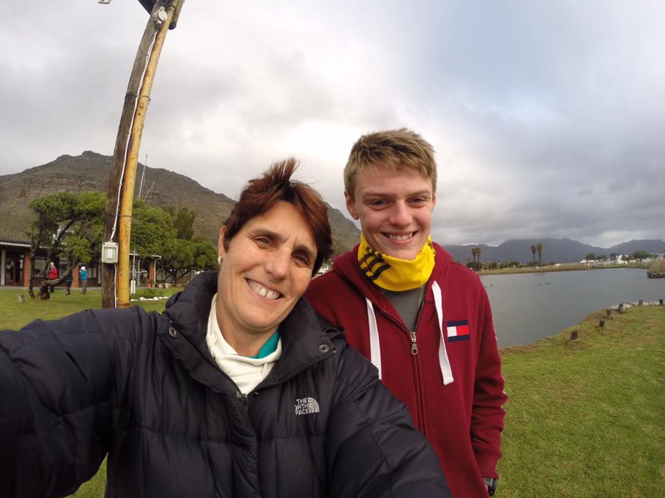Kim Pople and her son kim pople canoe kayak south africa world paddle awards nominee foundation award volunteer mother sportscene nelo